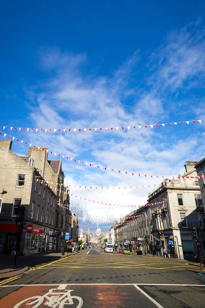 Aberdeen, een stad in Schotland, Groot-Brittannië — Stockfoto