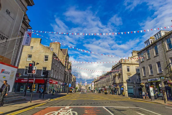 Aberdeen miasto w Szkocji, Wielkiej Brytanii — Zdjęcie stockowe