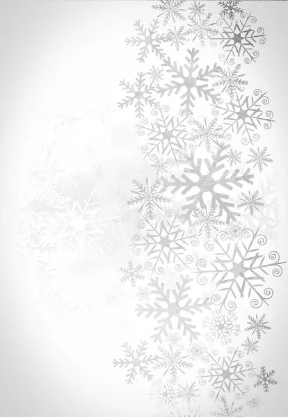 Vánoční pozadí se sněhové vločky. — Stock fotografie