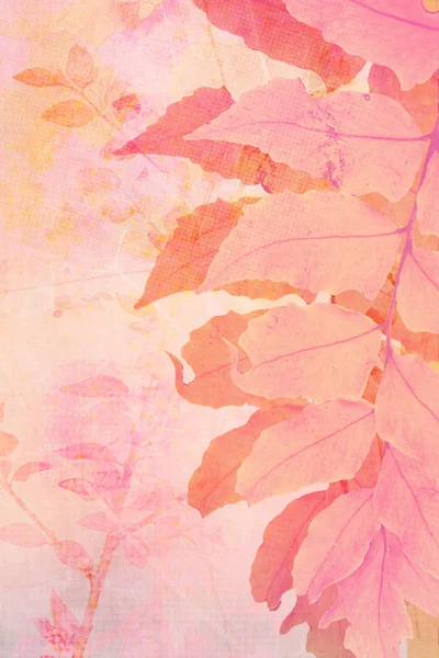 Художественный Фон Листьями — стоковое фото