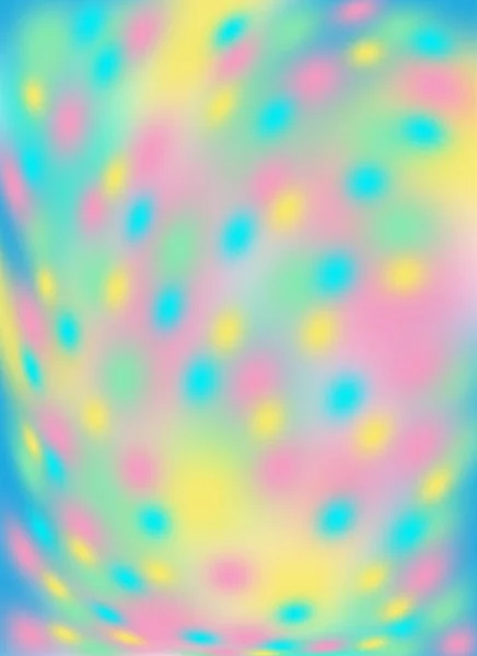 Beautiful Abstract Rainbow Dots Blurred Background — Stock Photo, Image