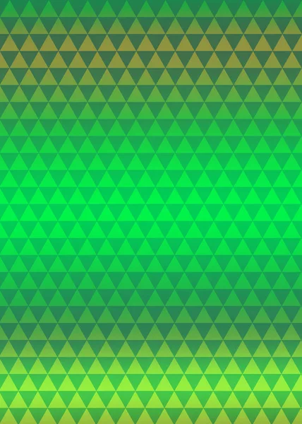 Tavasz Zöld Geometriai Neon Fényes Háttéren Háromszögek — Stock Fotó