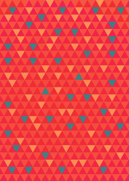 Fundo Retrô Vermelho Geométrico Triângulos — Fotografia de Stock
