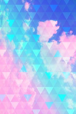 Güzel gökyüzü güzel mavi gökyüzü ve beyaz bulutlar, telif ücretsiz