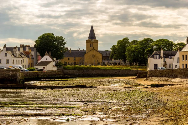 Arbroath Bach Casas Escócia Reino Unido Arbroath Aberbrothock Uma Antiga — Fotografia de Stock