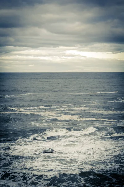 Mar Tormentoso Dunbar Una Ciudad Costera Escocia Reino Unido —  Fotos de Stock