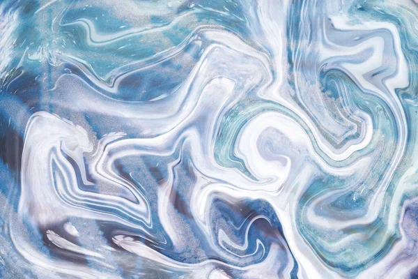 Beautiful marble background in trendy blue — 스톡 사진