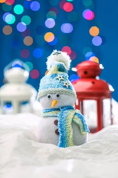 Снеговик для веселья — стоковое фото