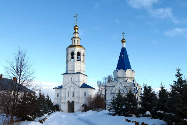 Zilant monastery - oldest orthodox building - architectural ensemble (Kazan, Russia, 2015) — Stock Photo, Image