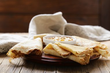 ince krep krep reçelli Kahvaltı