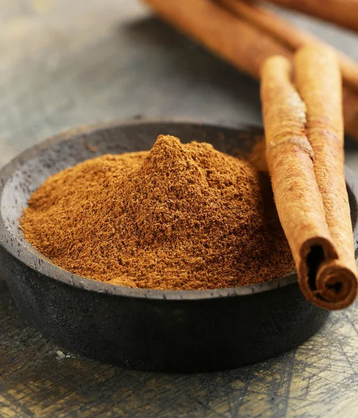 Cinnamon and anise traditional Christmas spices — Stock Photo, Image