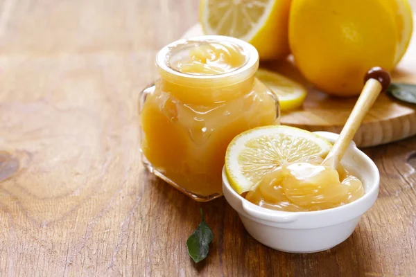 Limon Lor krem doğal organik limondan yapılan — Stok fotoğraf