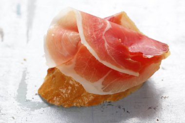 meze parma jambonu (jamon) baget ile