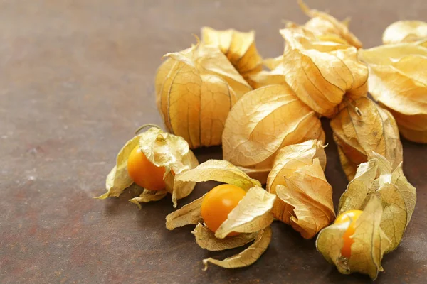 Natural organic berry cape gooseberry — Stock Photo, Image