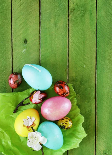 Natura morta simboli di vacanza di Pasqua — Foto Stock