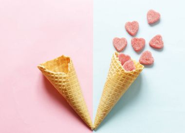 Gözleme koni jöle tatlılar - funny gıda