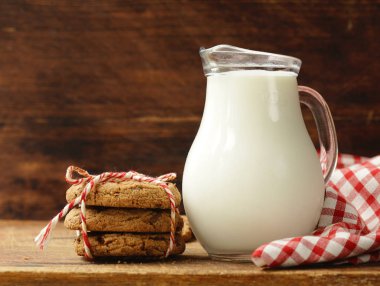 Süt, rustik tarzı Çikolata Bisküvi Kurabiye 