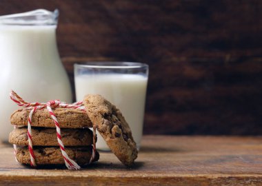 Süt, rustik tarzı Çikolata Bisküvi Kurabiye 