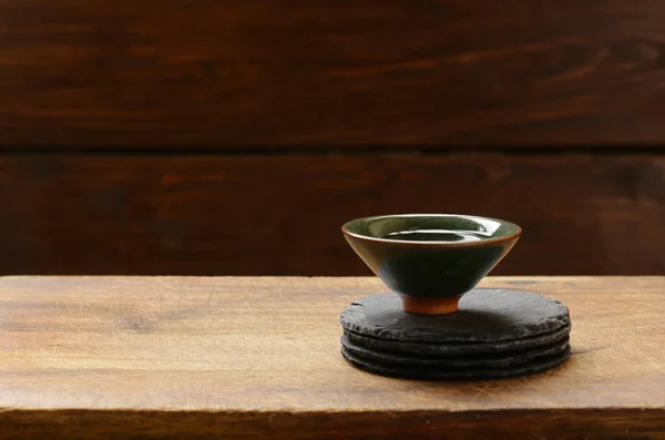 Traditional oriental green tea Stock Photo
