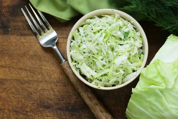 Kapros káposzta Cole Slaw saláta — Stock Fotó