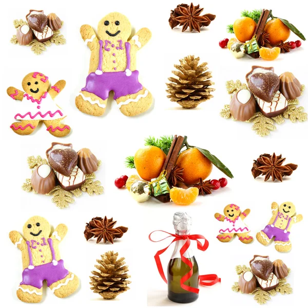 Gingerbread Christmas holiday symbol — Stock Photo, Image