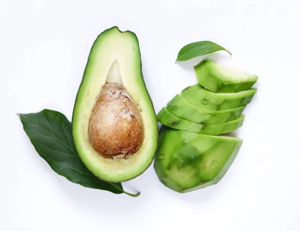 Abacate orgânico natural - alimentação saudável e nutricional — Fotografia de Stock