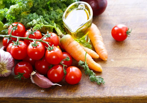 Fresh Organic Vegetables Herbs — Stock Photo, Image