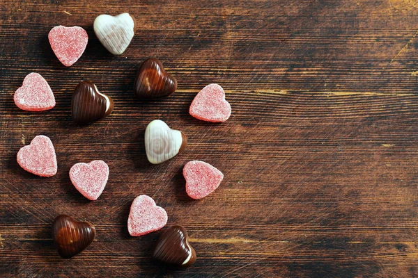 Presentes Símbolos Dia São Valentim — Fotografia de Stock