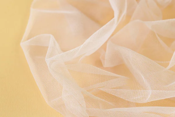 透明感のあるオーガンザの布の質感 — ストック写真