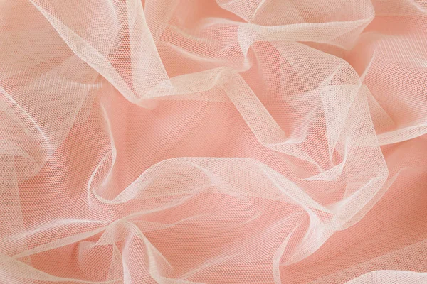透明感のあるオーガンザの布の質感 — ストック写真