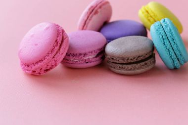 Geleneksel Fransızca macaroons Badem Çerezler