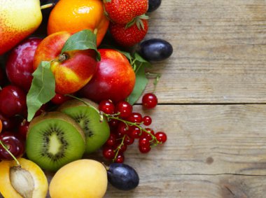 taze organik çilek karışımı tatlı sağlıklı gıda