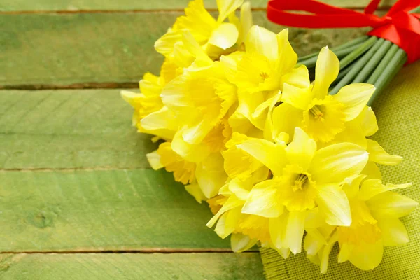 Ramo Primavera Flores Amarillas Narcisos —  Fotos de Stock