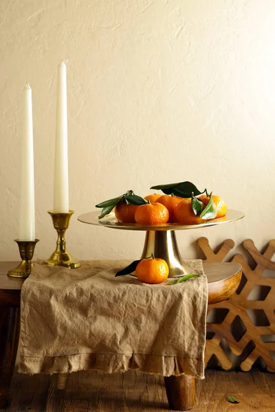 有机天然橘子 用于点心和健康饮食 — 图库照片