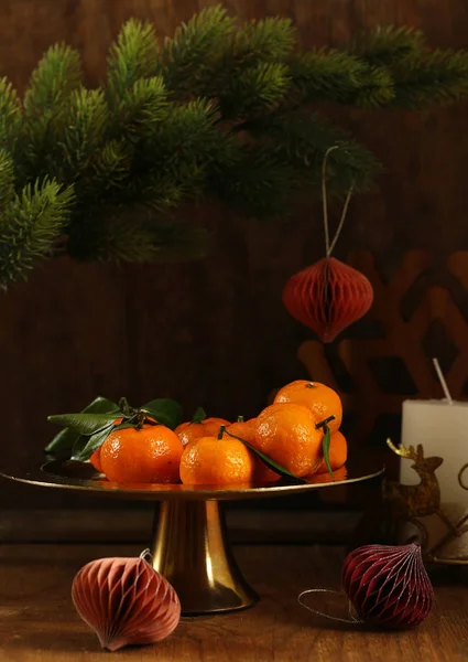 有机天然橘子 用于点心和健康饮食 — 图库照片