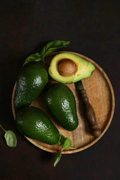 Sağlıklı Beslenme Için Doğal Organik Avokado — Stok fotoğraf
