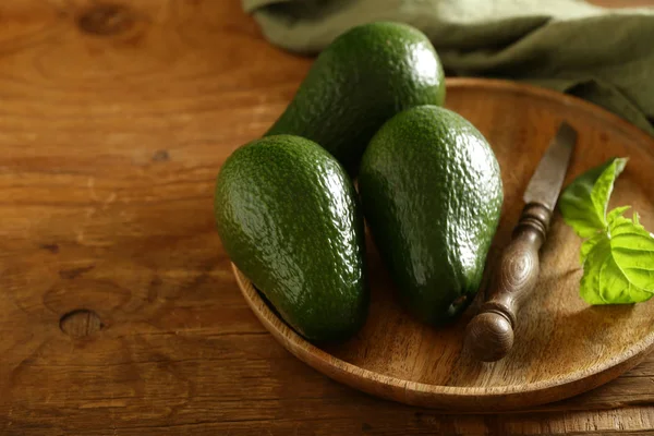 Натуральний Органічний Авокадо Здорового Харчування — стокове фото