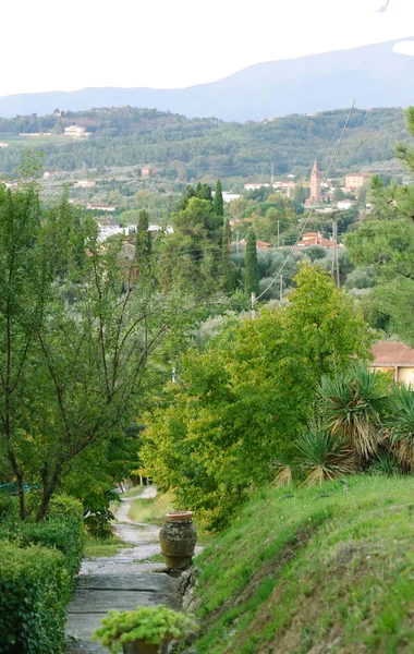 Talyan Manzaraları Mimari Bahçeleri Güzel Manzaralar — Stok fotoğraf