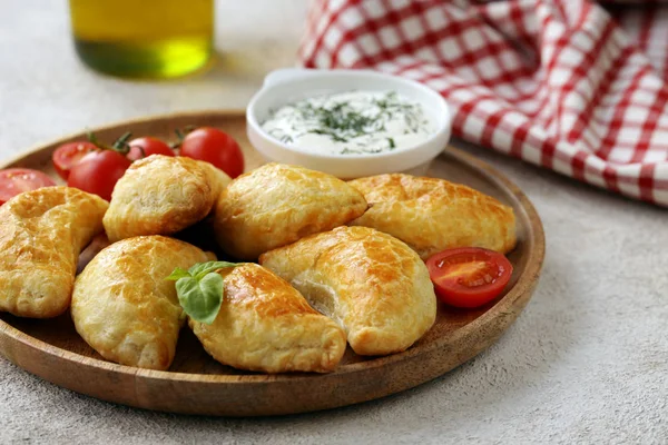snack samosa fried pies with cheese