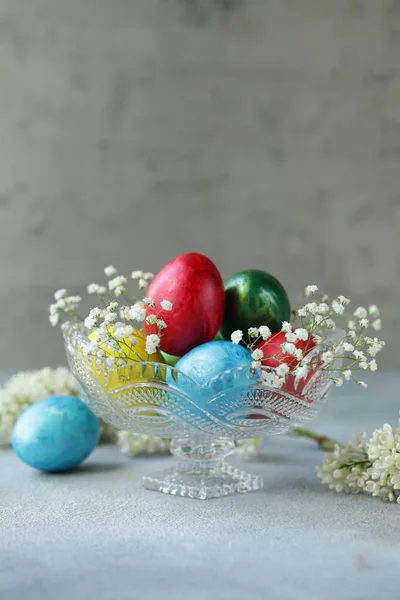 Traditional Easter Decorative Eggs Holiday — Stock Photo, Image