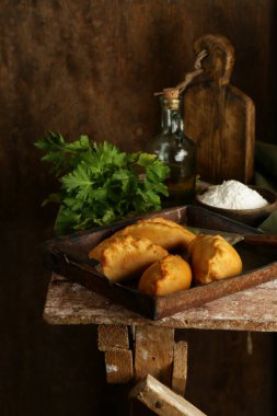 Ev yapımı turtalar, köy hayatı.