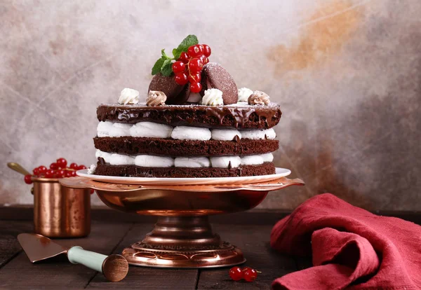 Chocolade Whoopee Pie Cake Met Botercrème — Stockfoto