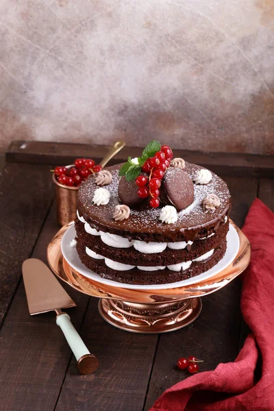 Chocolade Whoopee Pie Cake Met Botercrème — Stockfoto