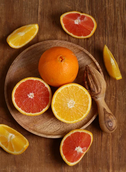 Fresh Natural Organic Oranges Juice — Stock Photo, Image