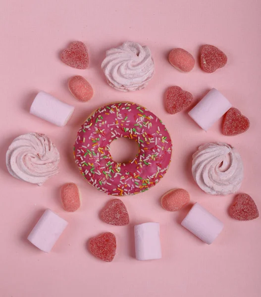 Dessert Donut Sugar Icing — Stock Photo, Image