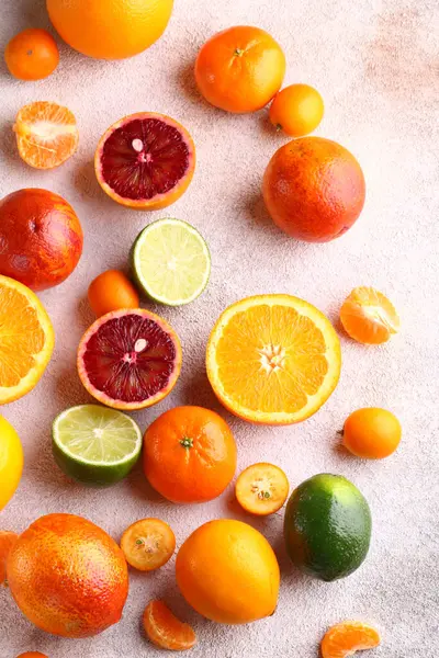 Natuurlijk Organisch Citrusfruit Een Houten Bord — Stockfoto