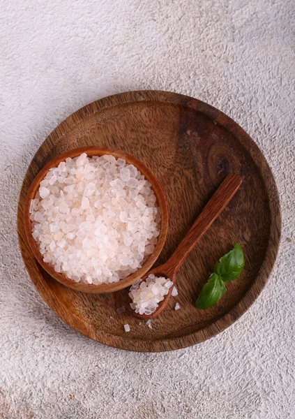 天然有机食盐 — 图库照片