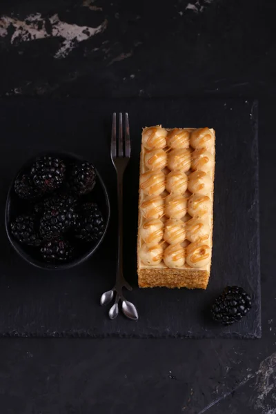 Gâteau Éponge Maison Pour Dessert — Photo