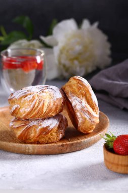 Tatlı ve tatlı için şekerli donutlar