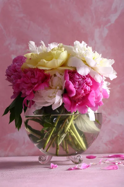 Still Life Peonies Flowers Background Decoration — Stock Photo, Image